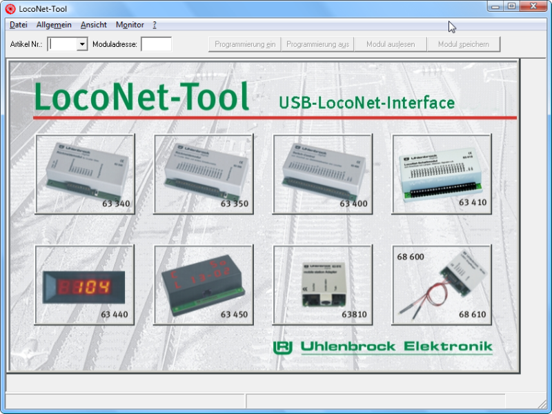 LocoNet-Schaltmodul   Neuware Uhlenbrock 63410 